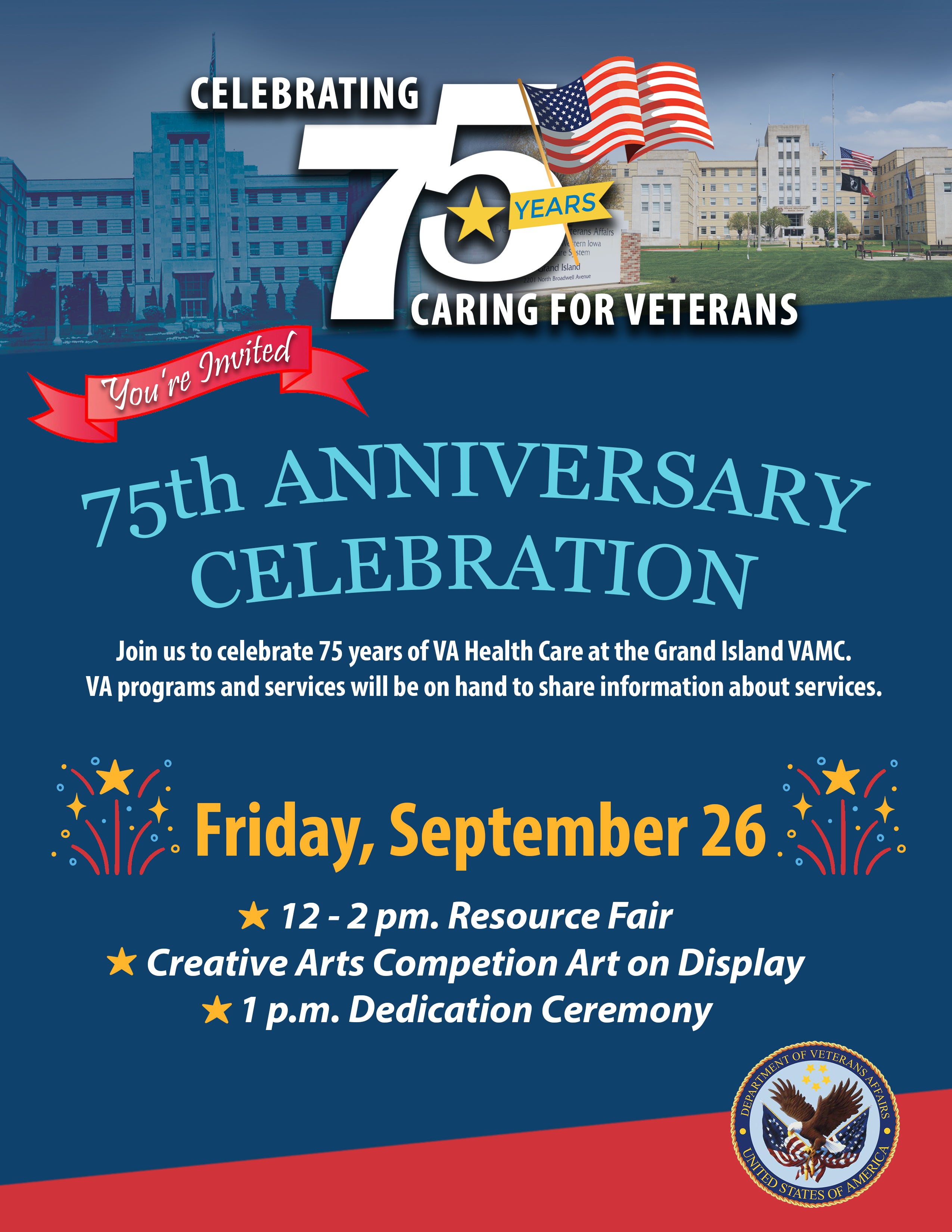 Grand Island VA 75th Anniversary Celebration
