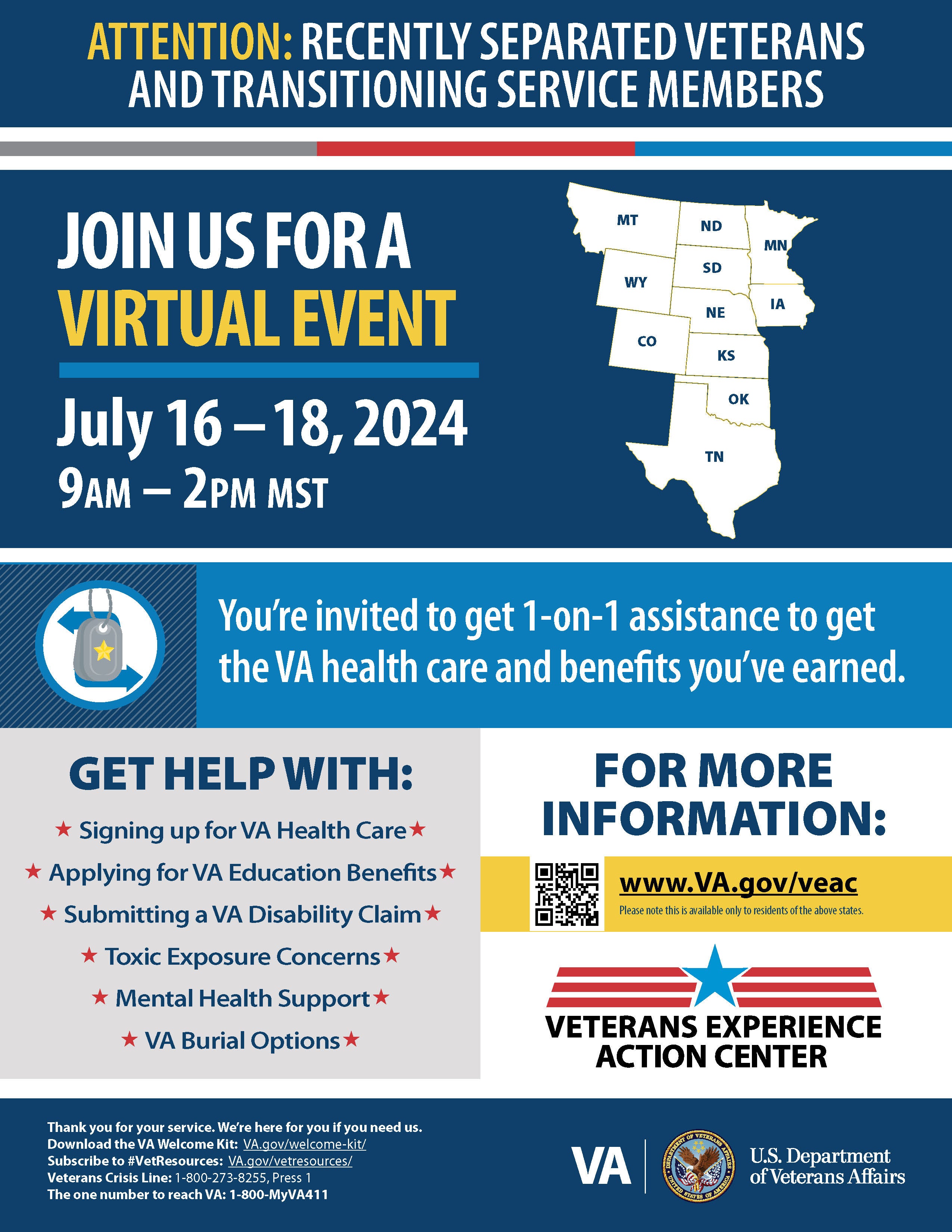 Continental Region Veteran Experience Action Center (VEAC)