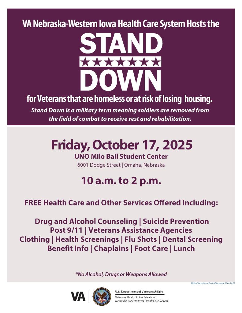 Veterans Stand Down Flyer