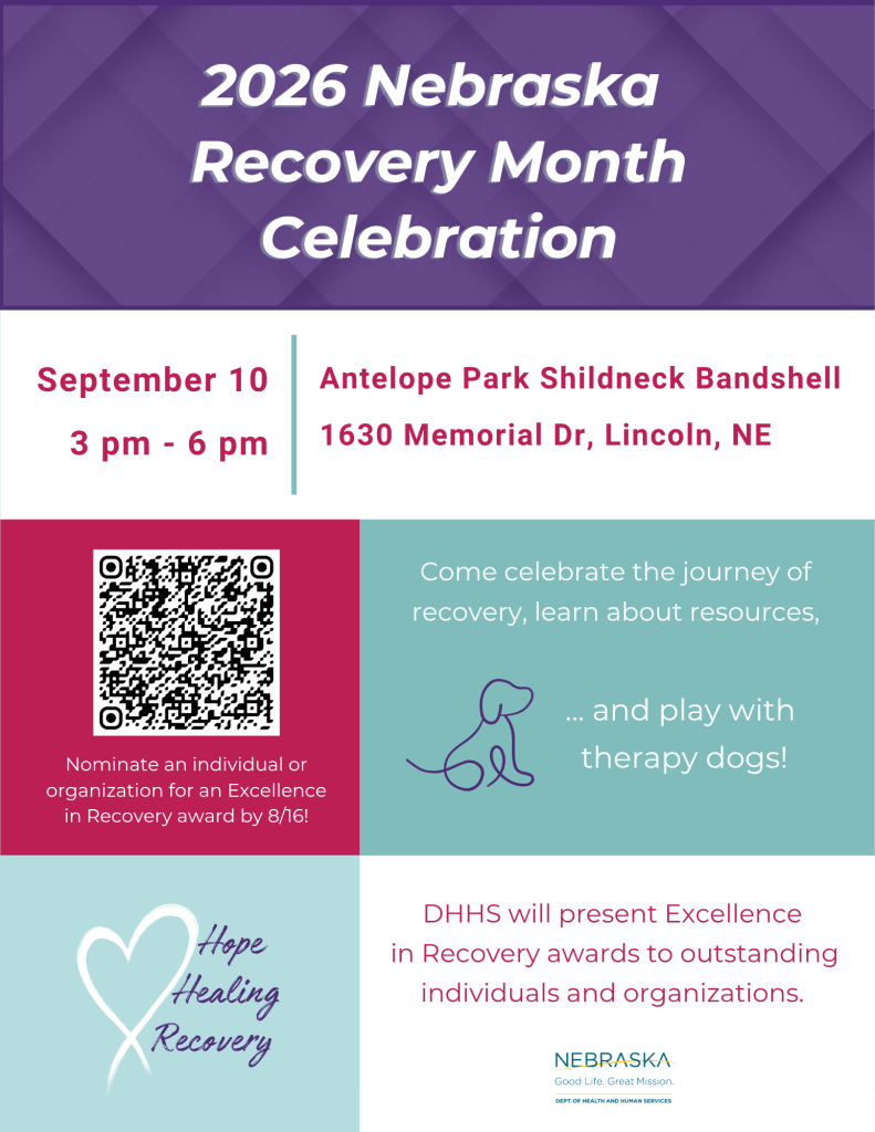 recovery month celebration flyer