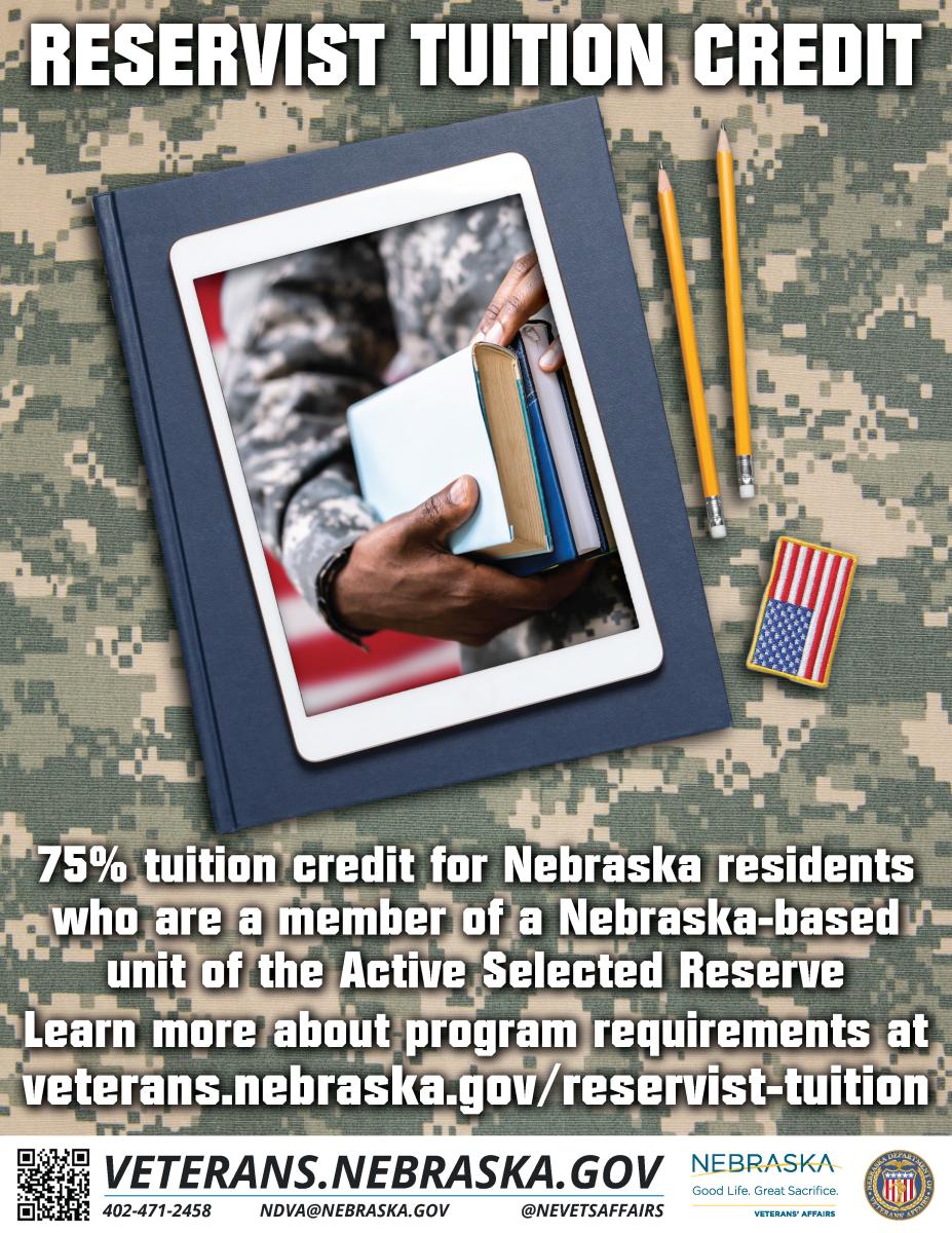 Reservist Tuition Credit info sheet