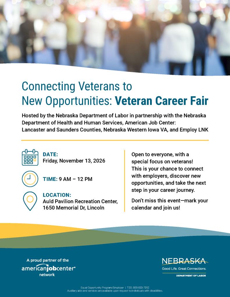 Veteran Career Fair flyer