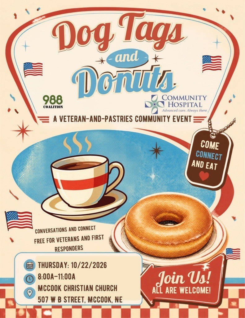 Dog Tags and Donuts flyer