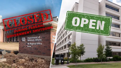 VA Regional Office is closed during federal government shutdown. Nebraska State Office building remains open
