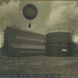 balloon over Fort Omaha