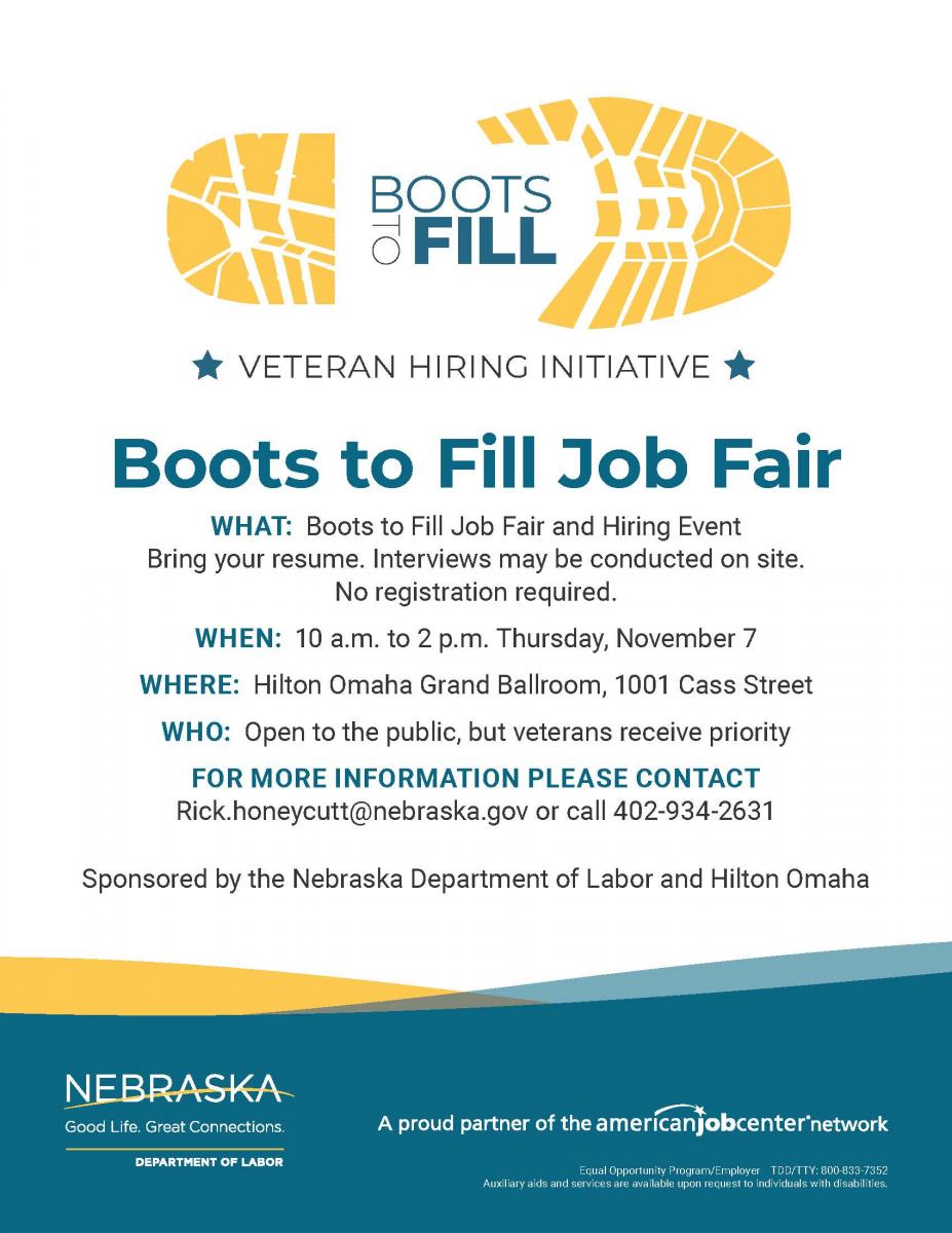 Boots to Fill Flyer