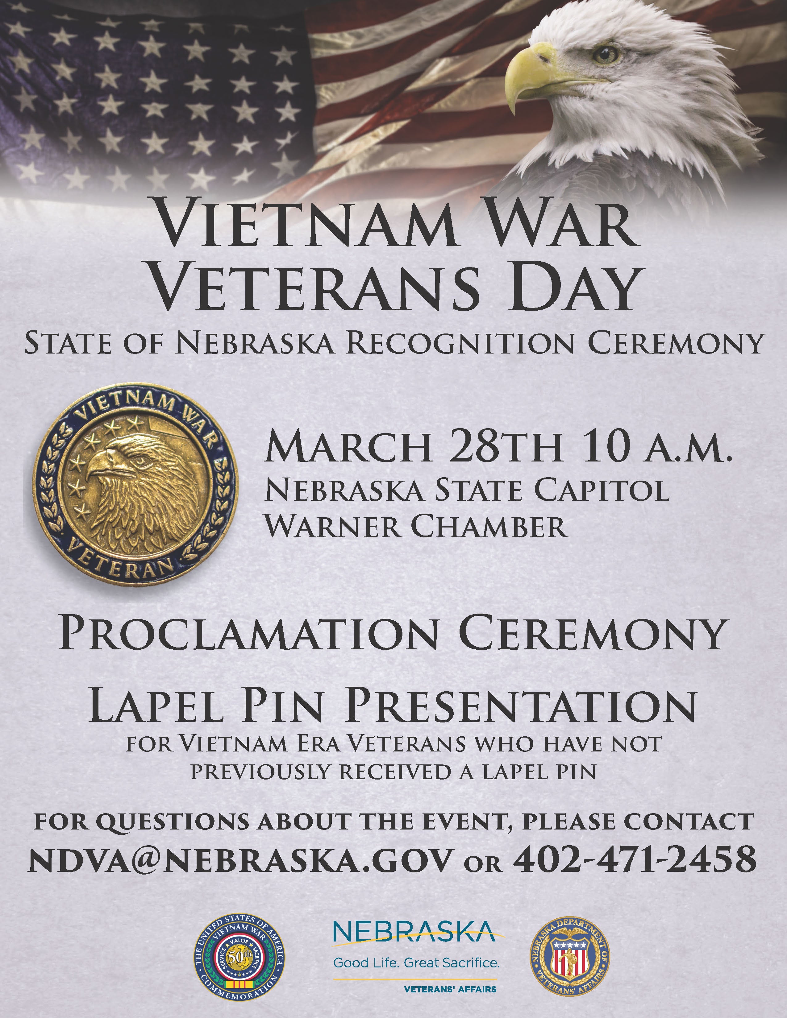Vietnam War Veterans Day Flyer