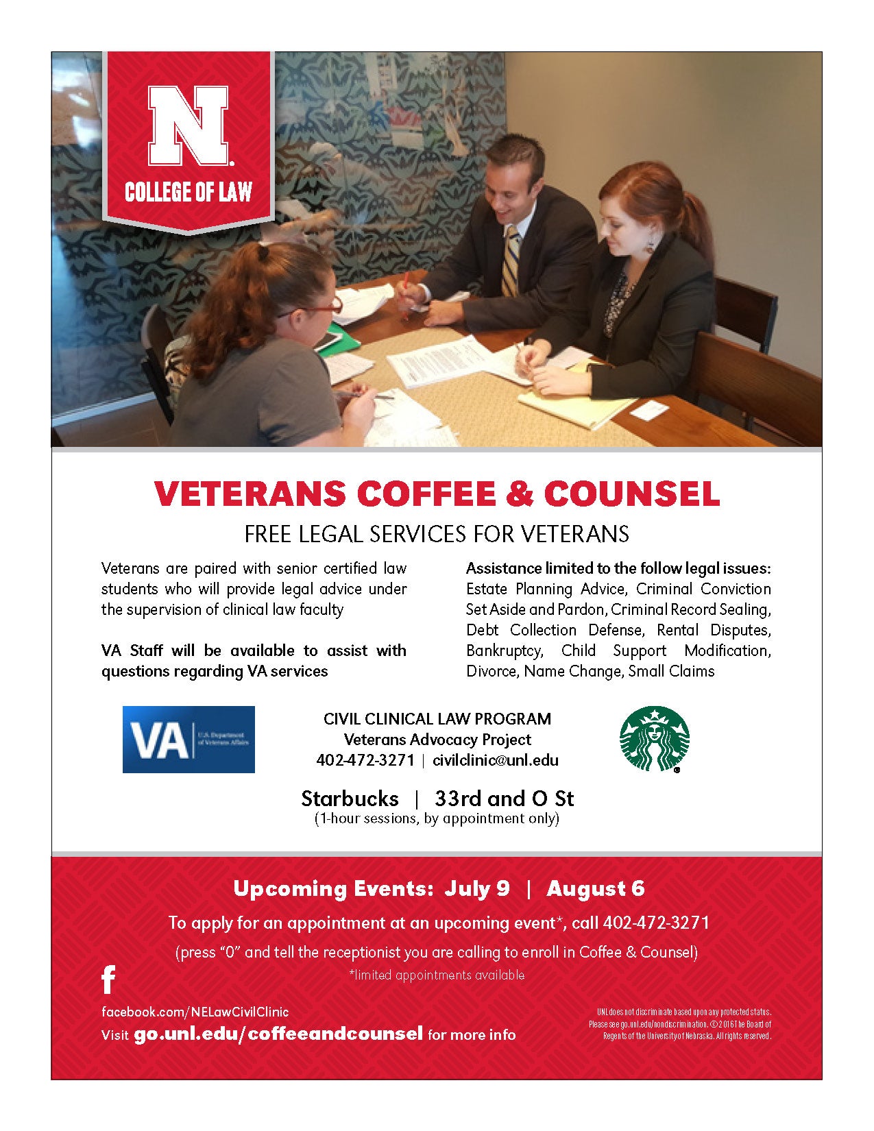 Coffee and Counsel Flyer