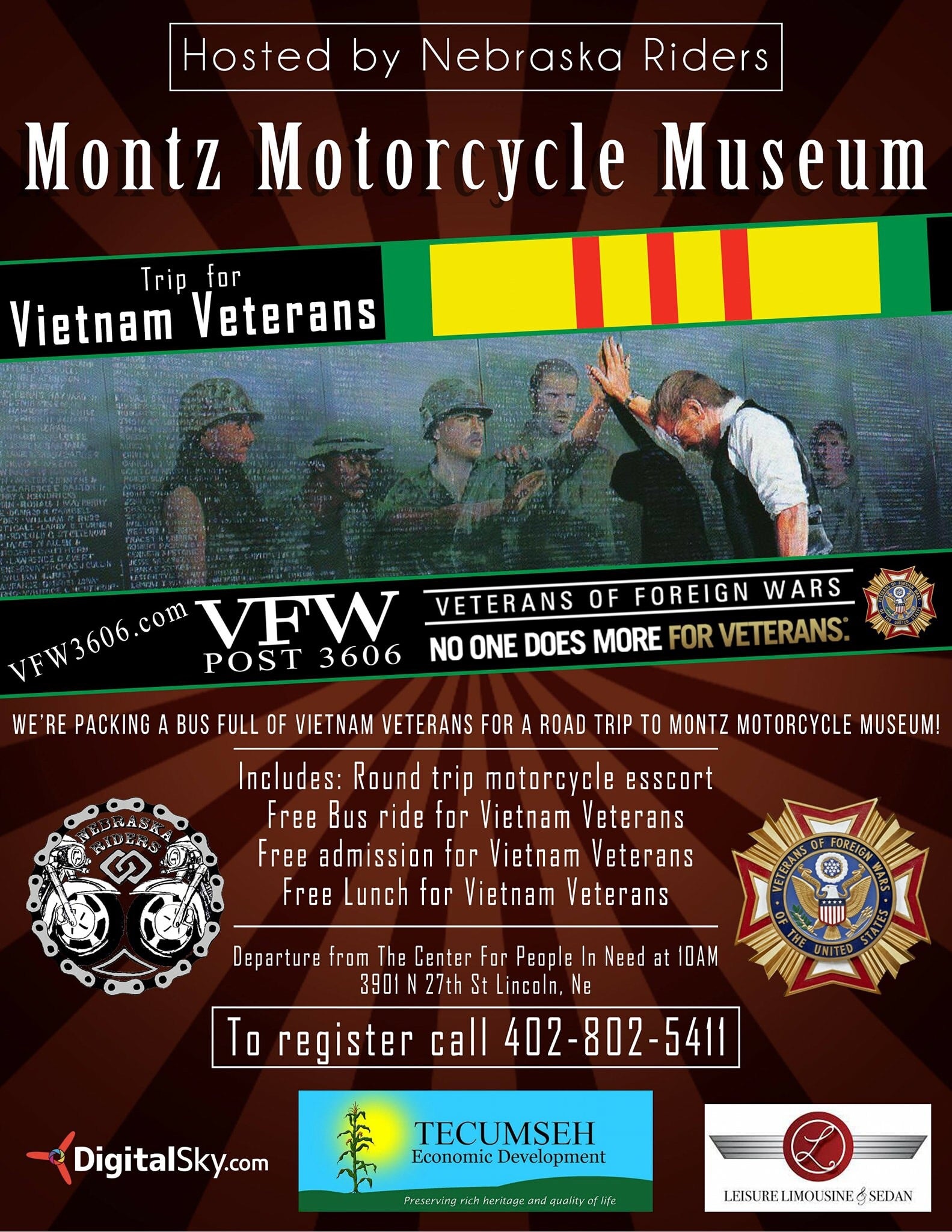 Motorcycle Trip Flyer