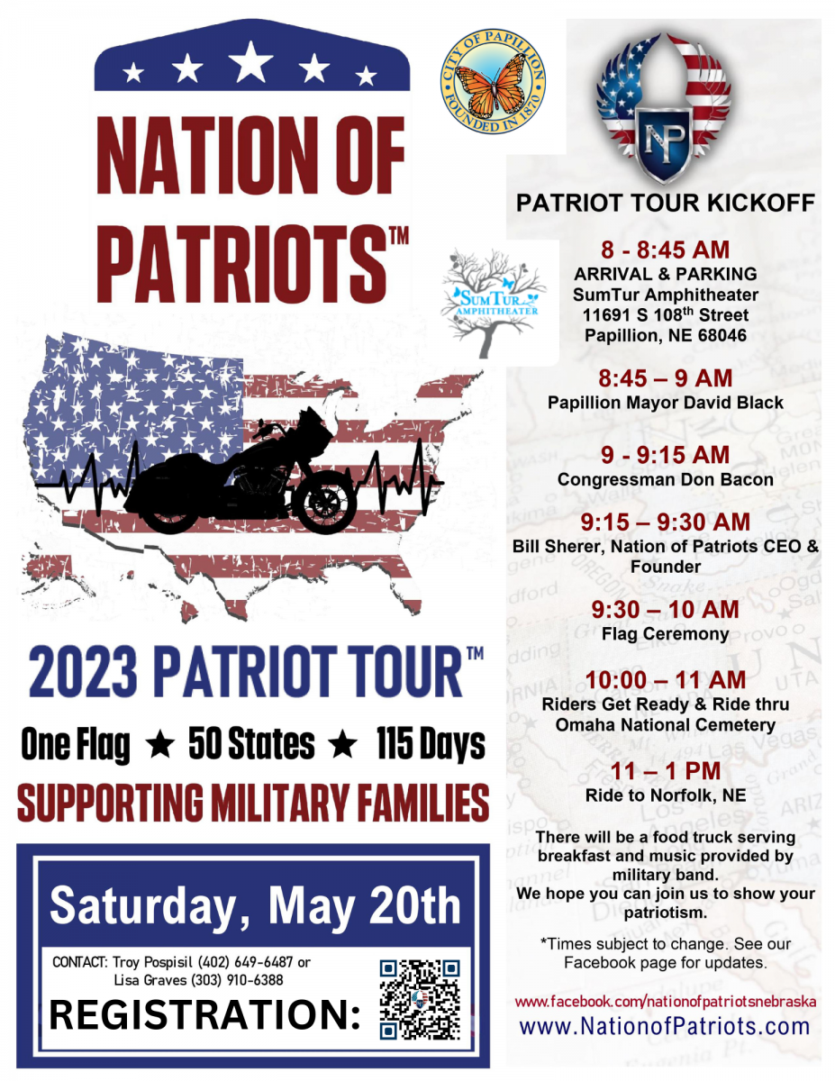 Nation of Patriots 2023 Patriot Tour Kickoff Poster