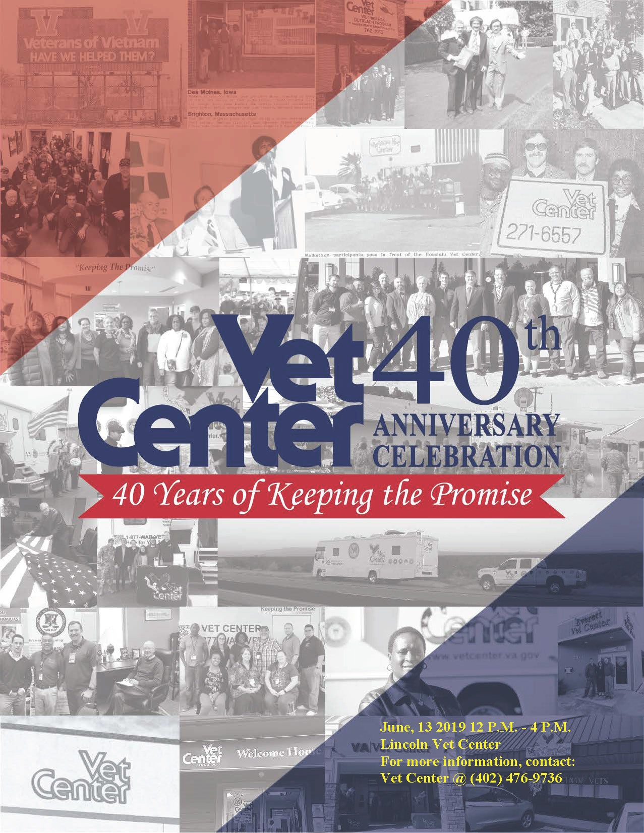 Vet Center 40th Anniversary Celebration - Lincoln flyer