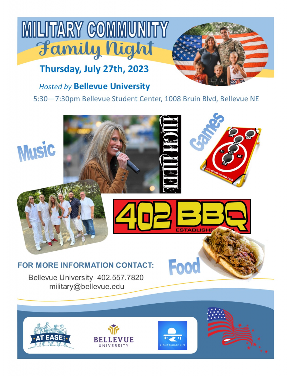 Military Community Family Night flyer