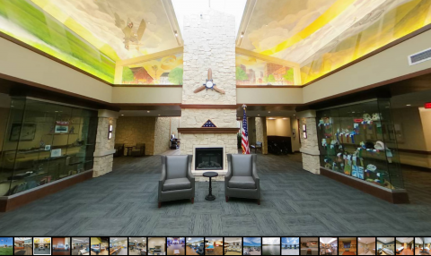 A preview of the 360 tour of the Central Nebraska Veterans' Home